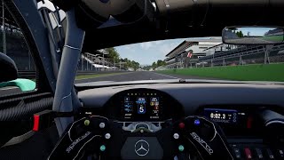 ACC Monza MercedesAMG GT2 Dry Track Guide Hotlap  Telemetry [upl. by Ytsirk]