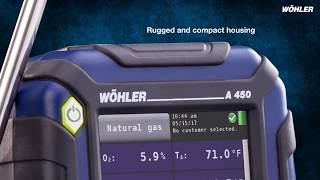 Wohler A 450 Flue Gas Analyzer [upl. by Dubenko]