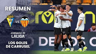 ¡Este joven Valencia goleó y se atreve a soñar con Europa  Resumen del Cádiz CF 14 Valencia CF [upl. by Inoy263]