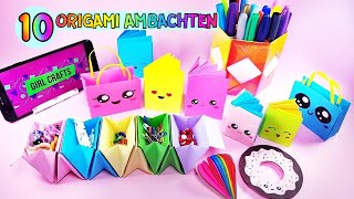 10 COOLE PAPIER AMBACHTEN DIE JE THUIS MOET PROBEREN TE DOEN tijdens Quarantaine  Origami Hacks [upl. by Shaughn]