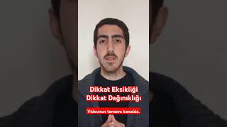 Dikkat Eksikliği  Dikkat Dağınıklığı  Konsantrasyon Bozukluğu  Odaklanma ProblemiOdaklanamıyorum [upl. by Annodahs74]