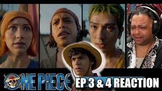 Netflix One Piece Episode 3 amp 4 Reaction quotTell No TellsquotquotPirates Are Comingquot [upl. by Dulce]