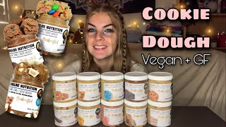 COOKIE DOUGH TASTE TEST  Part 2  Vegan  Gluten Free  Kingline Nutrition [upl. by Butte808]