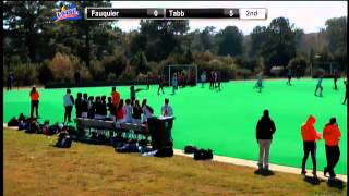 2012 VHSL Group AAA Field Hockey Semifinals Tabb vs Fauquier [upl. by Nare]