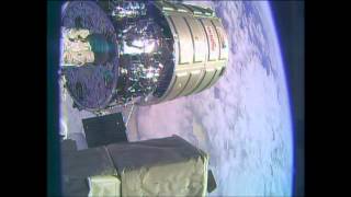 US resupply ship released from ISS [upl. by Saitam]