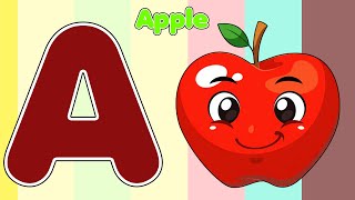 quotA is for Apple a a Apple B is for Baby b b Babyquot The ABC Phonic Song  Toddler Learning Video [upl. by Knoll599]