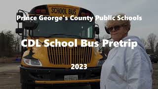 PGCPS CDL School Bus Pretrip [upl. by Tabatha]