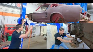 Part 1 1967 Shelby GT500 Mustang Restoration Disassembly [upl. by Noillid]