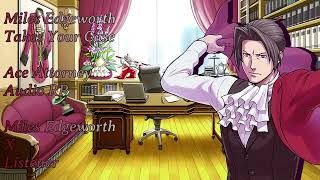 Miles Edgeworth Takes Your Case II Ace Attorney Audio RP II Miles Edgeworth X Listener [upl. by Ahsinoj786]