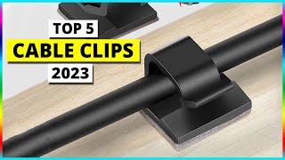 Top 5 Best Cable Clips of 2023 Organize Your Cables with Ease [upl. by Aissac97]