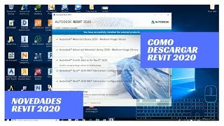 Instalación gratuita y Novedades Revit 2020 [upl. by Hakeber]