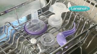 How to Clean the Lansinoh Manual Breast Pump [upl. by Born]