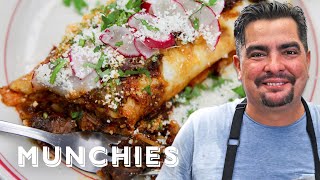 How To Make Chile Colorado Burritos with Aaron Sanchez [upl. by Nomrej]