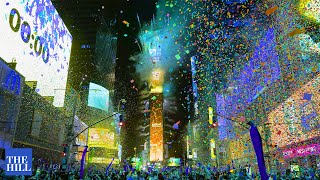 WATCH Times Square Ball Drop Celebrations In New York City [upl. by Selim]