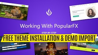 How to Install amp Demo Import PopularFX Theme Pagelayer 2023 [upl. by Andromeda]