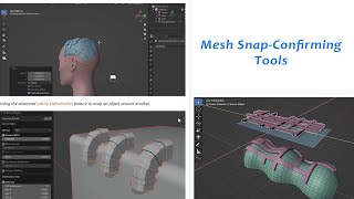 Three Mesh Snap Confirming Tools for Blender [upl. by Libove]