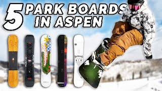 5 High Performance Park Boards for 2024  Snowboard Magazine [upl. by Millian286]