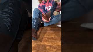 Unboxing 📦 Roper Boys and Girls Cowboy Boots 🤠 Link in Description👇 boots cowboys [upl. by Creight]