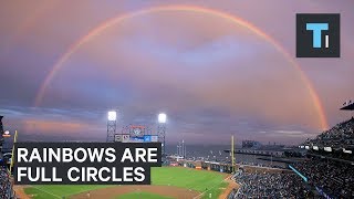 Rainbows arent just arcs in the sky — theyre actually full circles [upl. by Notseh]