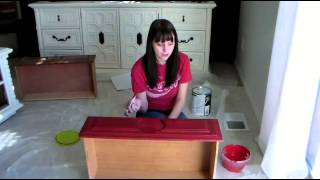 How to Eliminate Brush Strokes on Painted Furniture [upl. by Irt195]