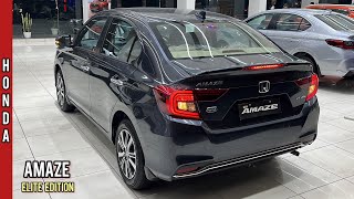 New 2024 Honda Amaze Facelift ELITE Edition  Top Model with new Features 🔥 Walkaround Review [upl. by Haorbed914]