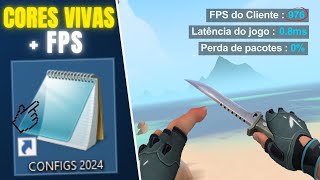 MELHORES CONFIGS PARA VALORANT EM 2024 GANHE VANTAGEM [upl. by Samoht346]