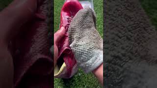 Adidas X Speedflow Red Cleaning in ASMR 🧼⚽️ [upl. by Adnoryt]