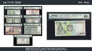 Fall 2024 World Collectors Choice Online Auction  World Paper Money  Lots 7100171749 [upl. by Guido41]