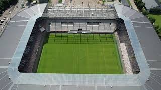 Mostostal ZabrzeGPBP SA  dokończenie budowy stadionu im Ernesta Pohla w Zabrzu  maj 2024 r [upl. by Mareah]