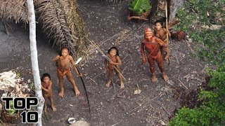 Top 10 Uncontacted Human Tribes [upl. by Quint]