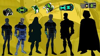 Michael Morningstar  Darkstar all versions with different omnitrix Fan made  Ben 10 [upl. by Pizor]