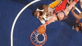 Marcin Gortat Dunks on Ian Mahinmi [upl. by Hpeosj93]