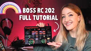 BOSS RC 202 LOOP STATION live looping tutorial  demo review setup 2023 [upl. by Ygief]