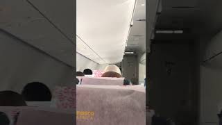 ✈️💫Fashionable moment inside Jambojet plane during taking off to Mombasa plane airplane airlines [upl. by Nolyarg]