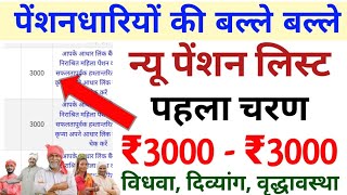 Pension Latest News  vidhwa divyang old age pension बैंक खातों में आना शुरू  pension list up [upl. by Netsirhc]