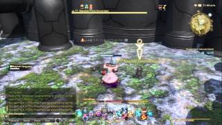 Final Fantasy XIVA Realm Reborn  Escape from Castrum Centri battle and cutscene [upl. by Mycah185]