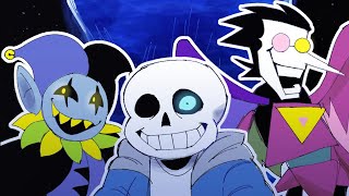 Fighting Sans Jevil and Spamton ALL AT ONCE [upl. by Amla]