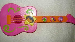 FisherPrice Dora the Explorer Tunes Guitar toy review video for kids [upl. by Coussoule]