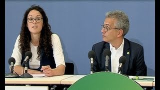 Tarek AlWazir und Angela Dorn präsentieren SofortProgramm für den Fall eines Regierungswechels [upl. by Ainitsirc795]