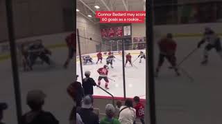 Throwback to this Connor Bedard snipe from last year’s rookie tournament [upl. by Eeniffar946]