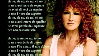 Fiorella Mannoia  Lunaspina  Base musicale con testo [upl. by Rebmak]