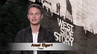 quotWest Side Storyquot  Ansel Elgort Interview [upl. by Olia]