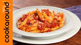 Penne allarrabbiata  Ricetta tradizionale [upl. by Nittirb65]