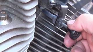 Harley Choke Adjustment  Sportster [upl. by Paddie]