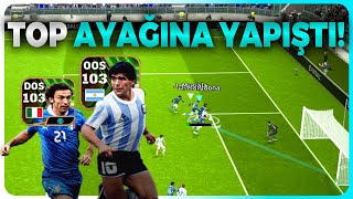 EPIC 104 MARADONA VE 103 PÄ°RLO TOP MARADONANIN AYAÄžINA YAPIÅžMIÅž EFOOTBALL 2024 MOBÄ°LE [upl. by Olen]