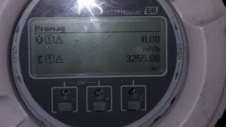 how to change parameter settings of EampH promag 300 Magnetic flow meter automation flowmeter [upl. by Esinrahs812]