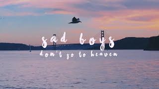 Rosendale  Sad Boys Dont Go To Heaven Lyric Video [upl. by Leda639]