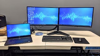 Dual monitors and docking station training video [upl. by Anahtor754]