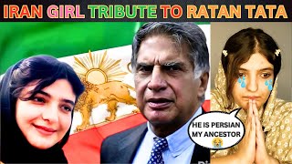 Iranian Girl Said Sir Ratan Tata Is Persian He Is Our Pride We Always Remember Him ratantata [upl. by Anhej]