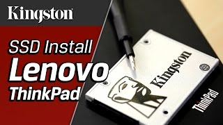 How to Install an SSD in Lenovo Thinkpad T410T420T430  Kingston Technology [upl. by Fiorenze915]